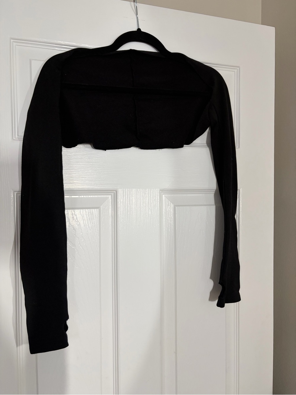 Black dance warm up sweater